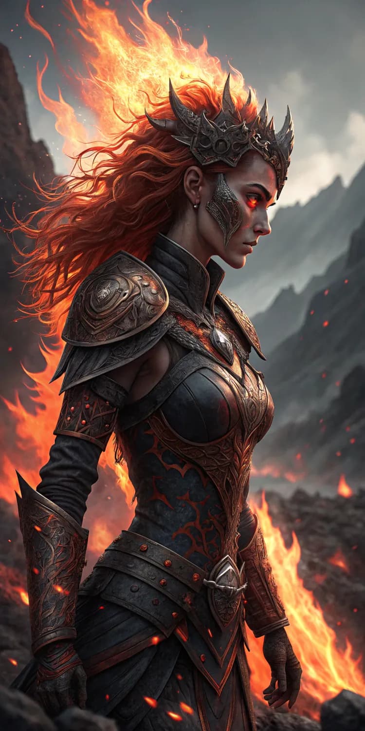 Volcanic Warrior Goddess