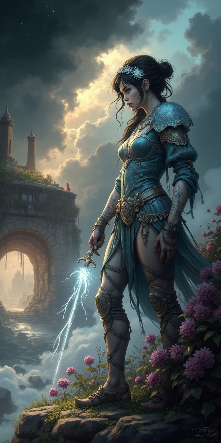 Moonlit Garden Enchantress