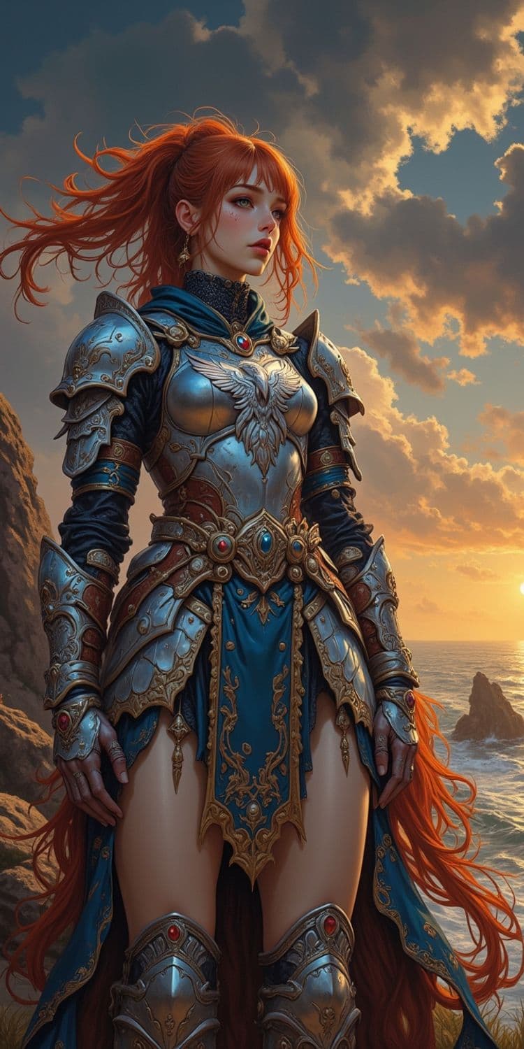 Epic Guardian at Sunset