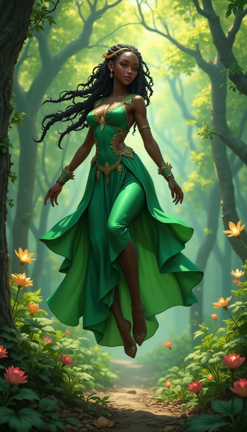 Enchanting Forest Nymph