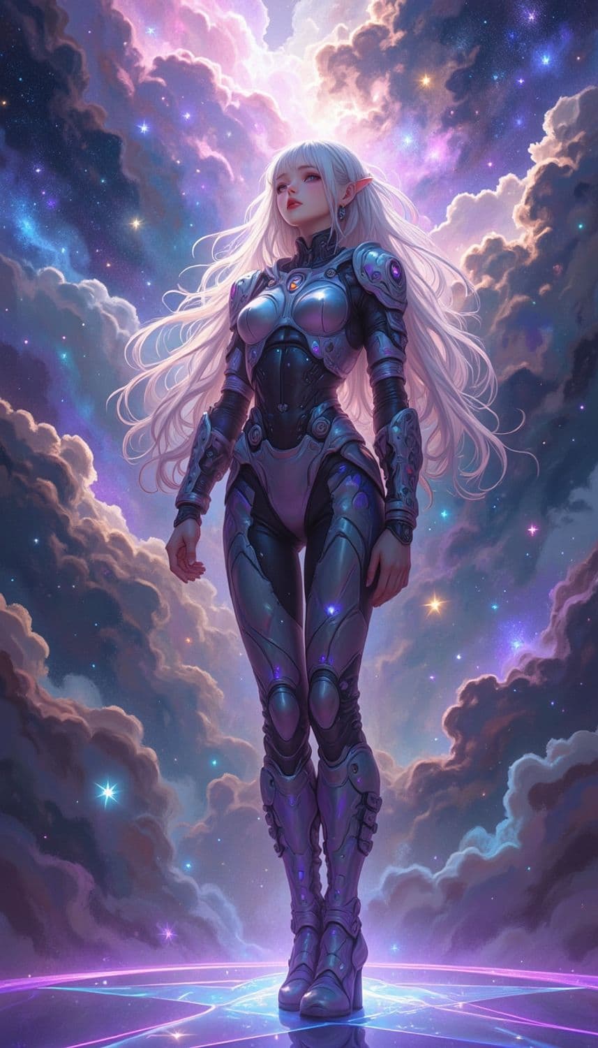 Futuristic Elf Warrior