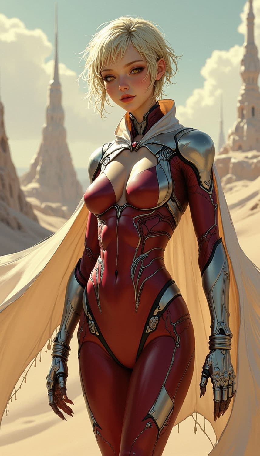 Futuristic Desert Warrior