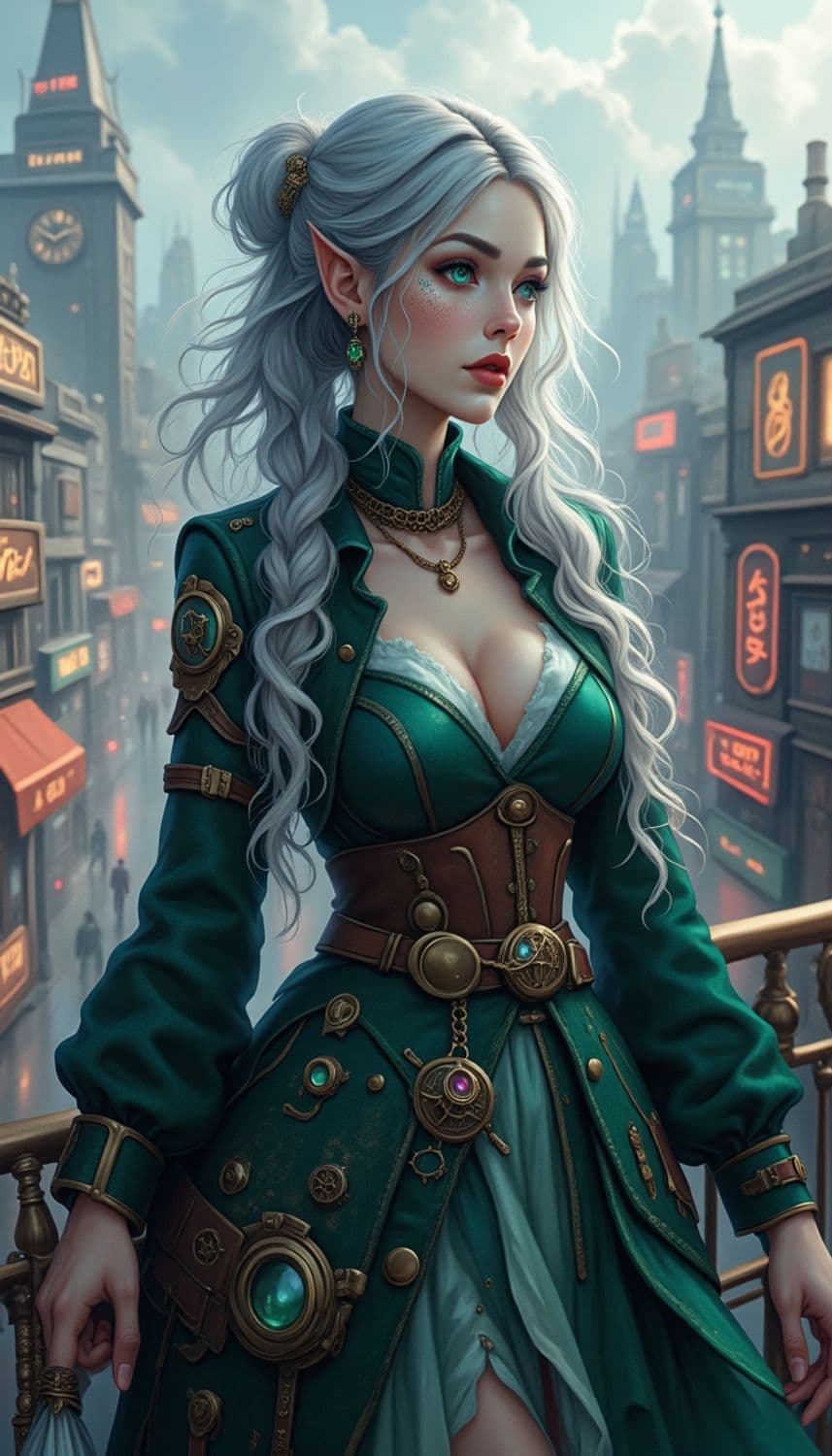 Elara, Steampunk Sorceress