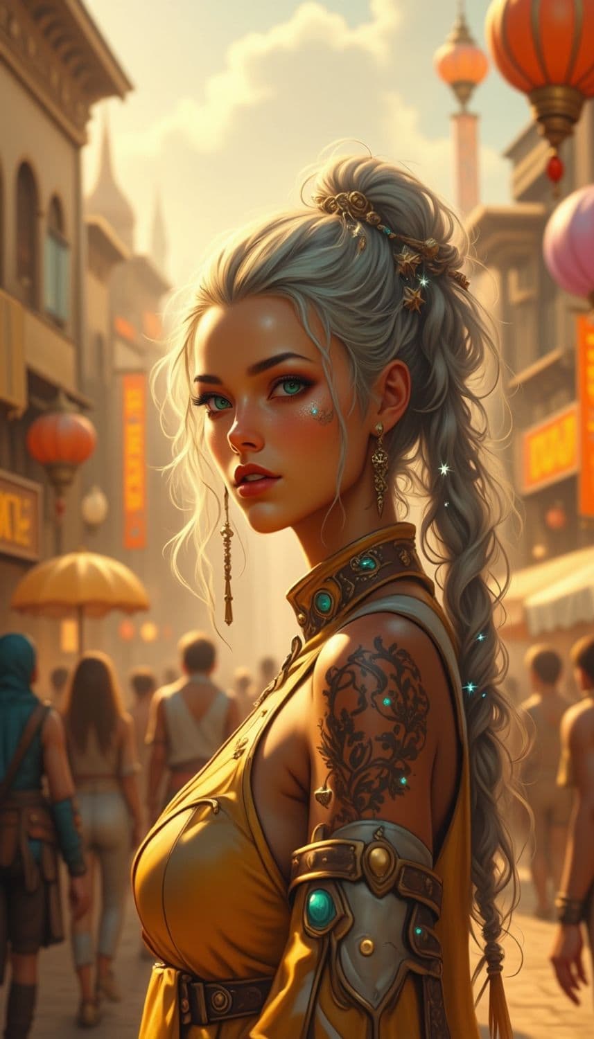 Elara, The Gilded Wanderer