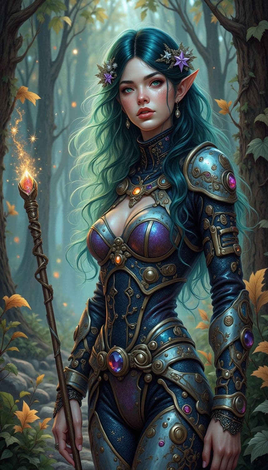 Elara, The Emerald Sorceress
