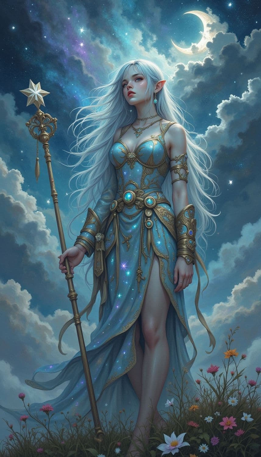 Lunara, The Celestial Enchantress