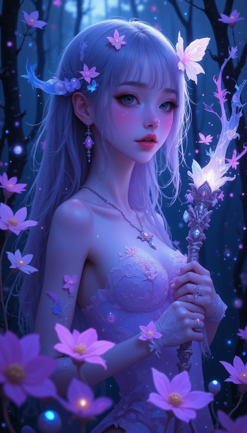 Elara, The Enchanted Blossom