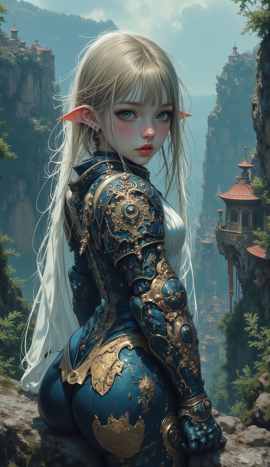 Seraphina, The Gilded Sentinel