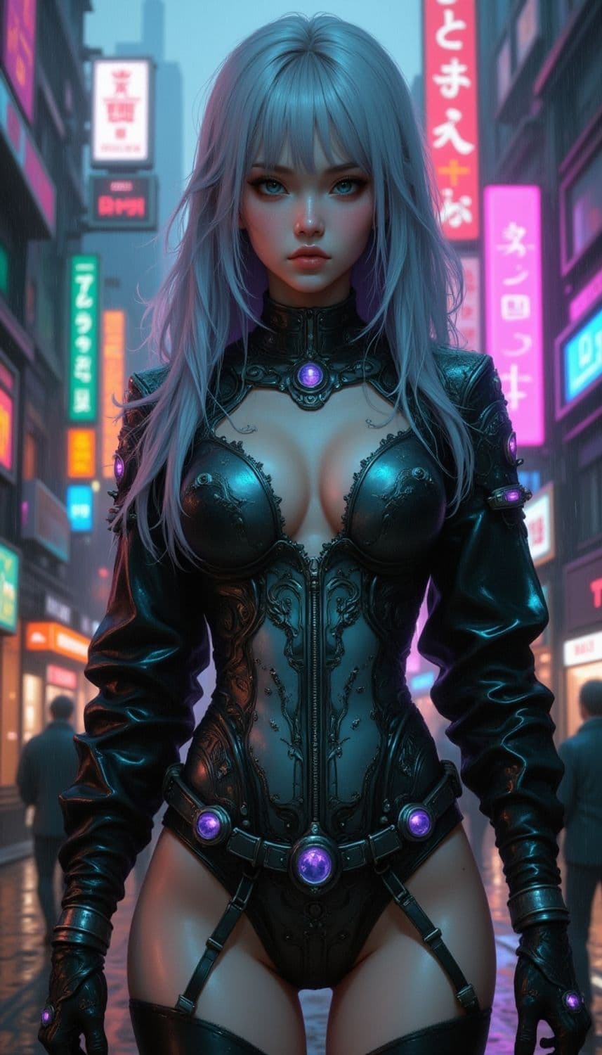 Lunara, The Neon Valkyrie