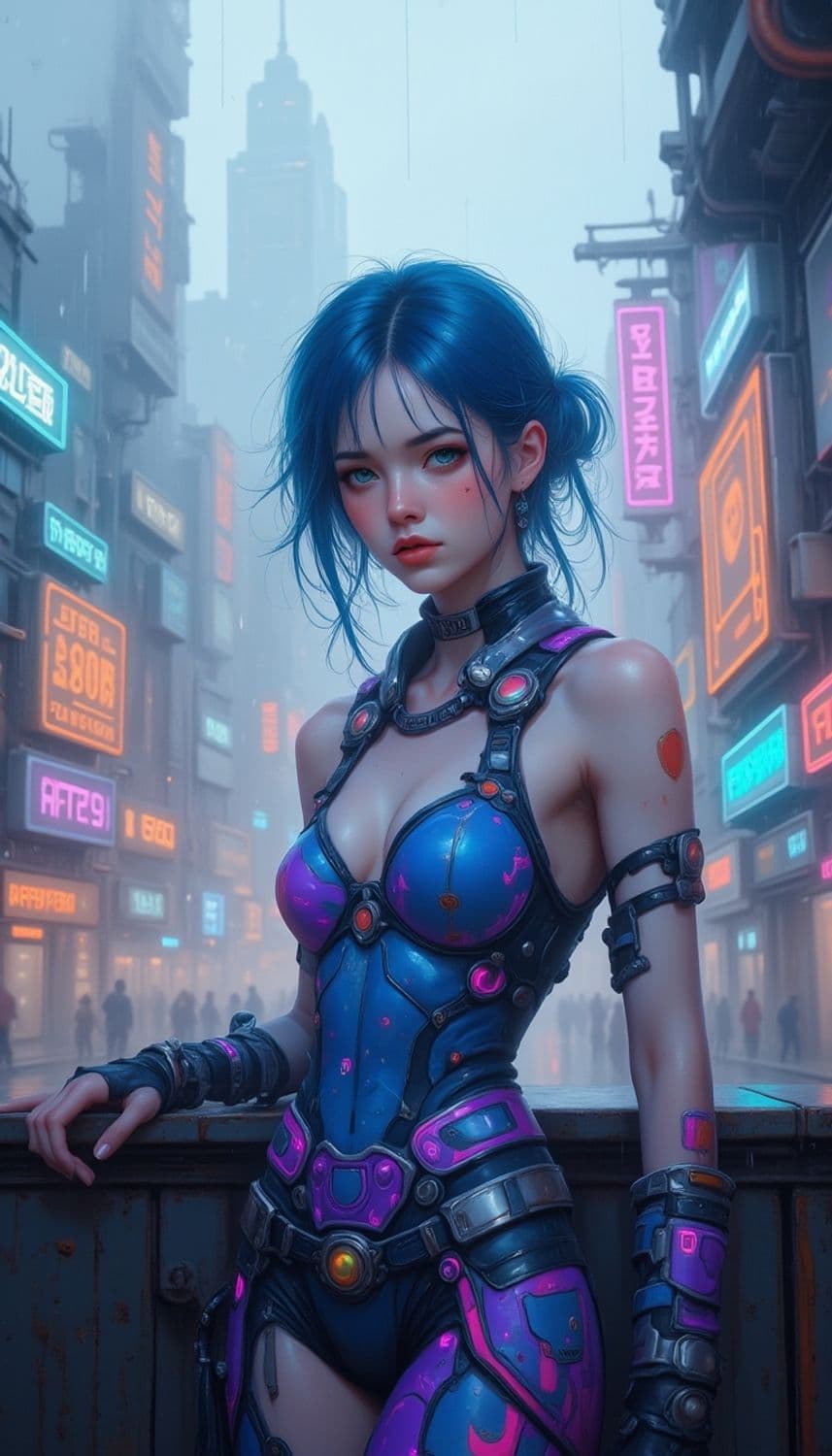 Zelara, The Neon Wanderer