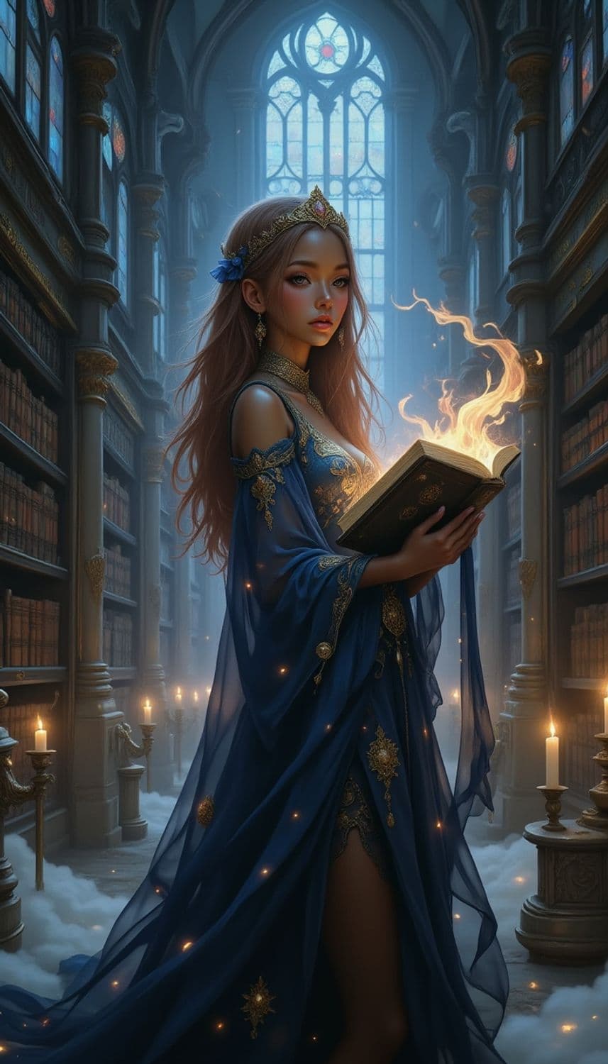Serenelle, The Arcane Librarian