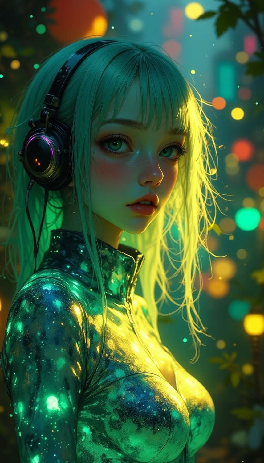 Zephyra, The Neon Dreamer