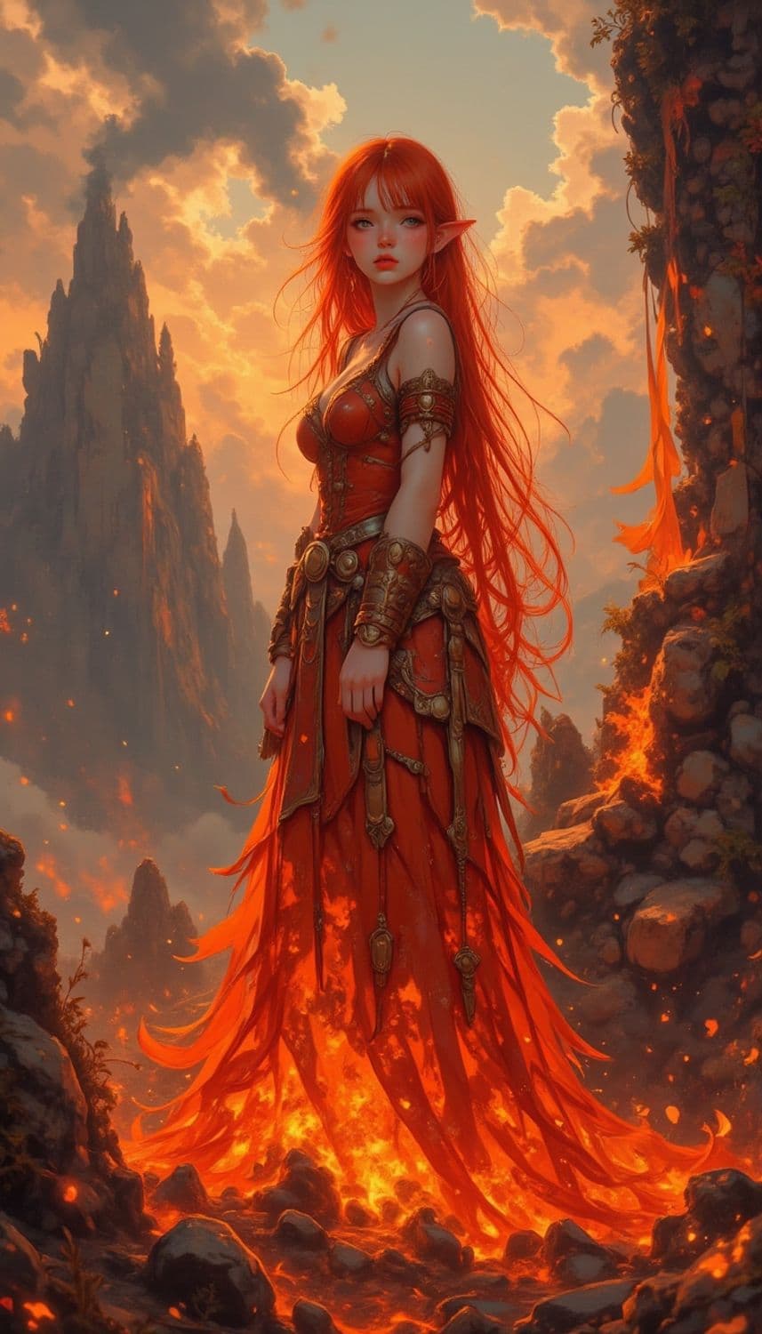 Faelith, The Ember Sorceress