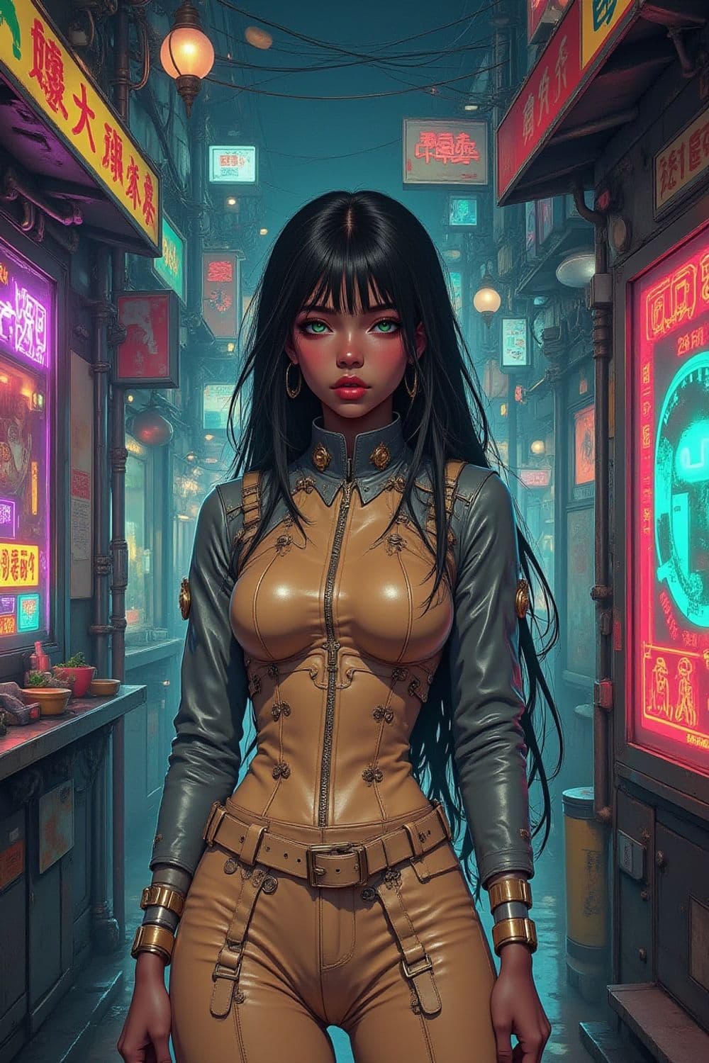 Kaida, The Neon Alley Sentinel