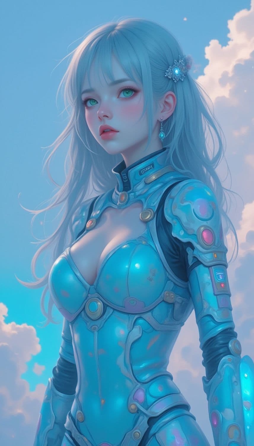 Celestra, The Azure Star Guardian