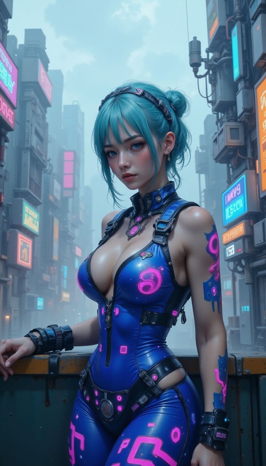 Lycia, The Neon Enchantress