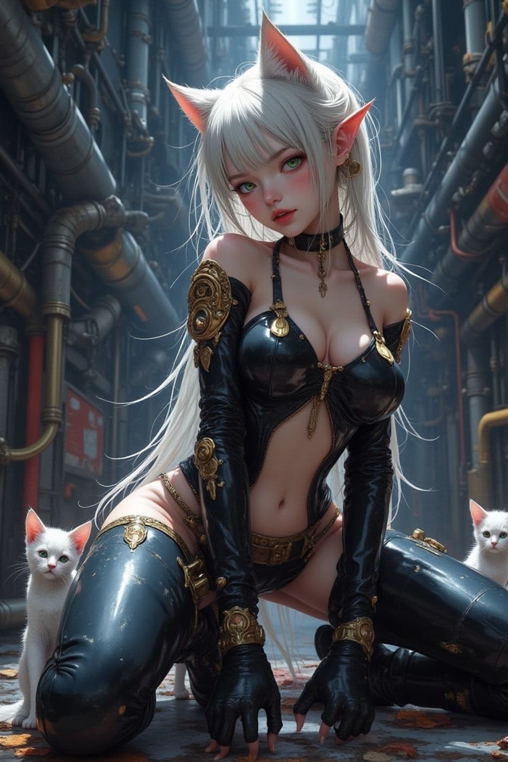 Nyxara, The Feline Enchantress