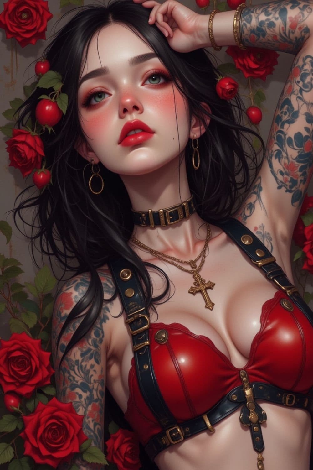 Valeria, The Rose Adorned Muse