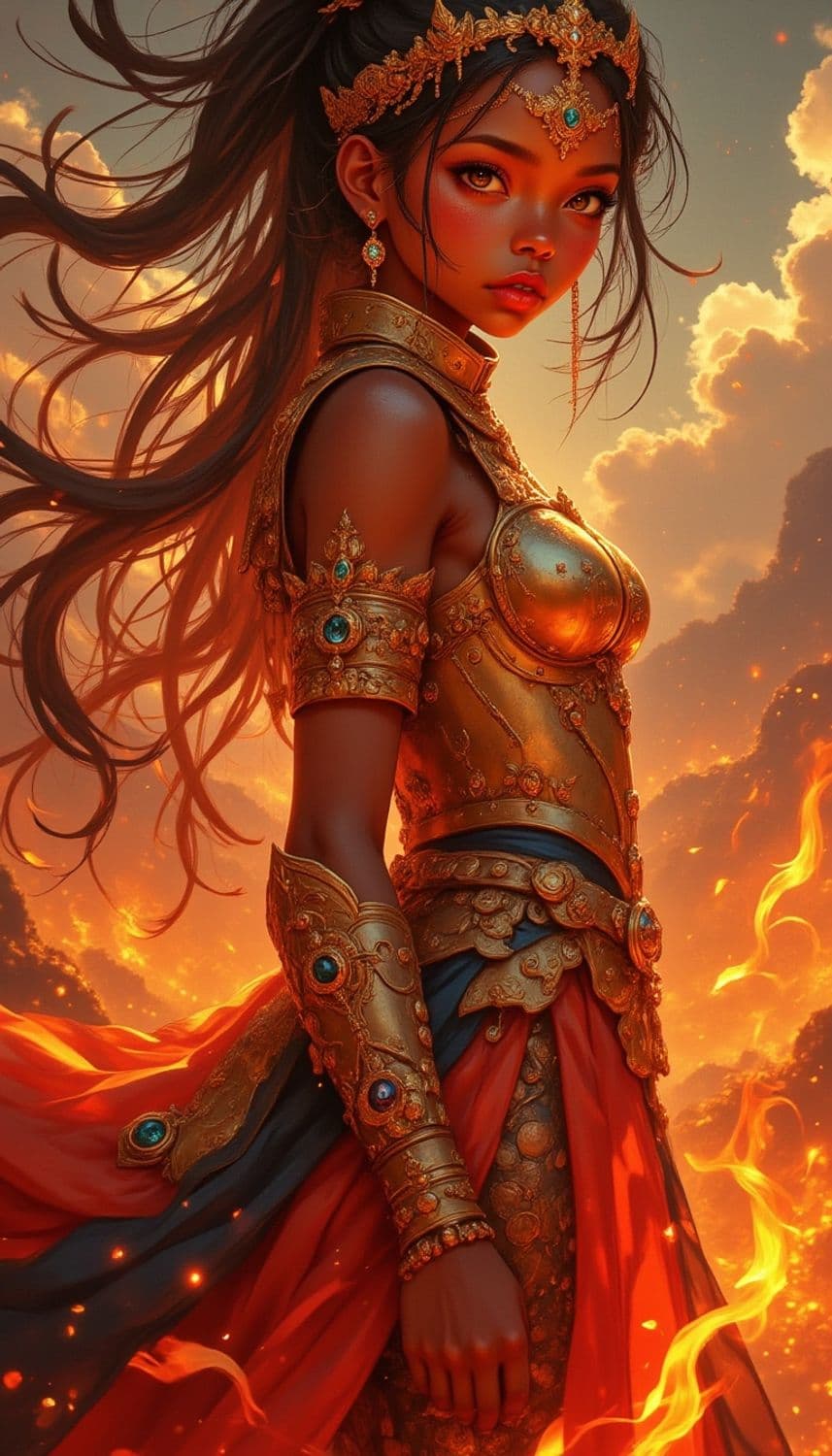 Zayana, The Fiery Enchantress