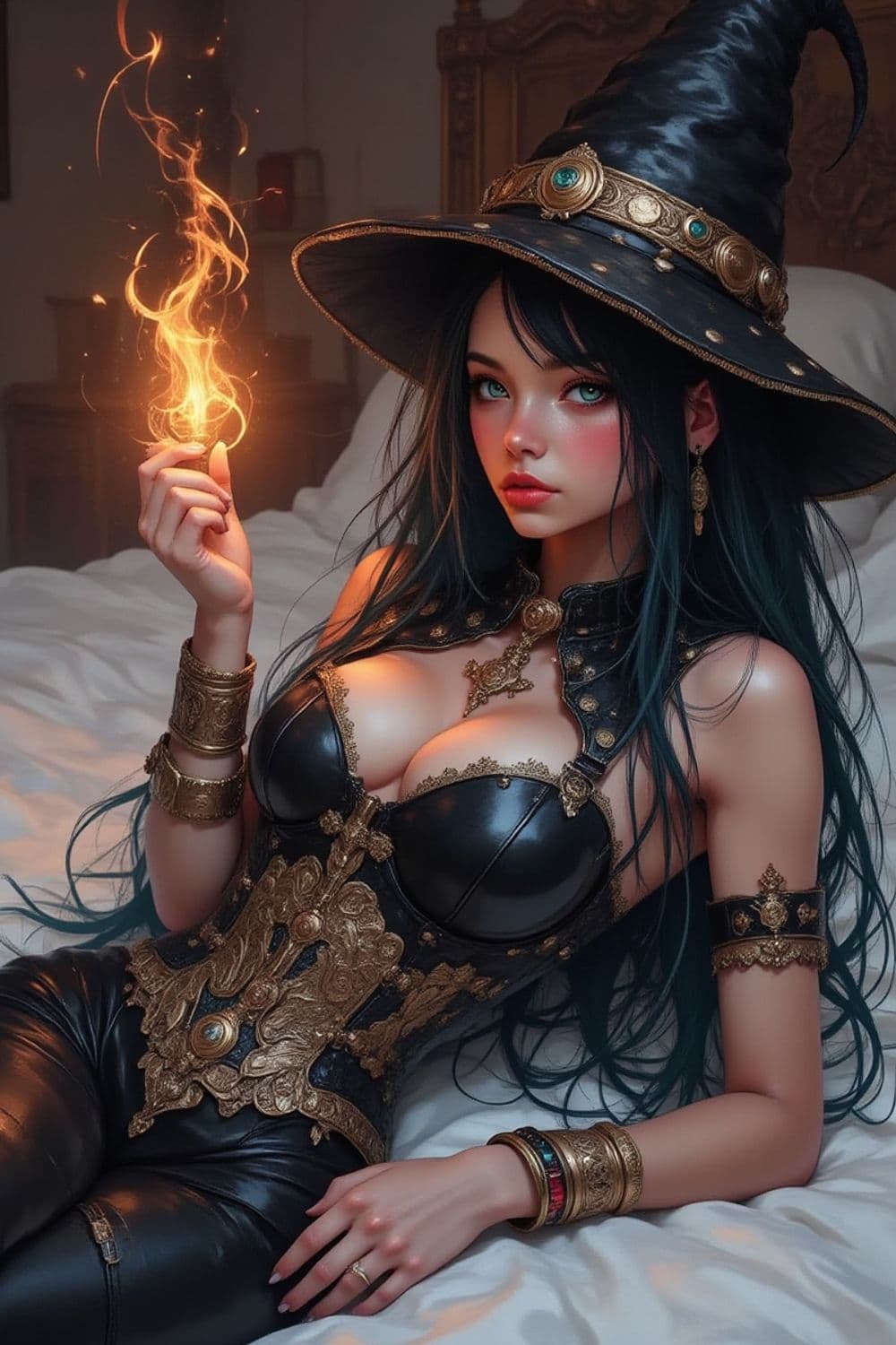 Lunara, The Flameweaver Enchantress