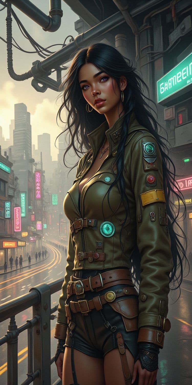 Zara, The Neon Sentinel