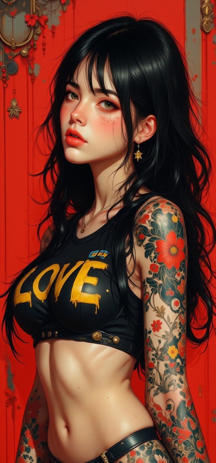 Elara, The Tattooed Visionary