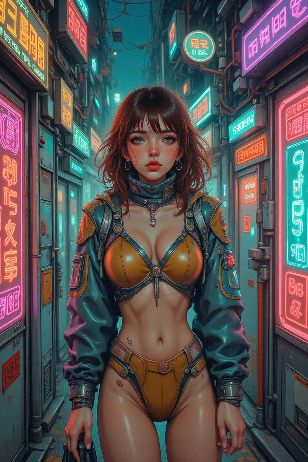 Kiora, The Neon Pathfinder