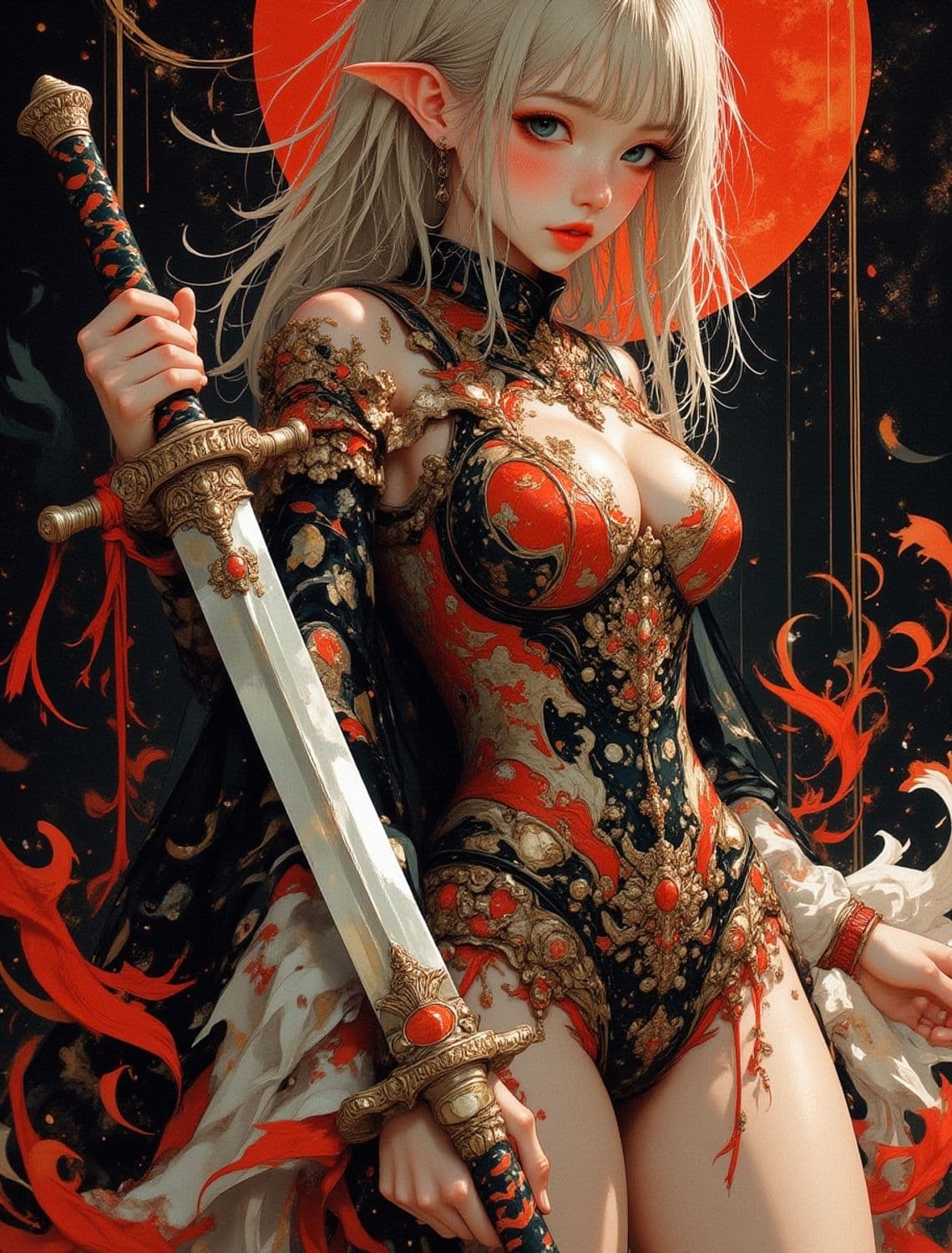 Nyxara, The Celestial Bladebearer