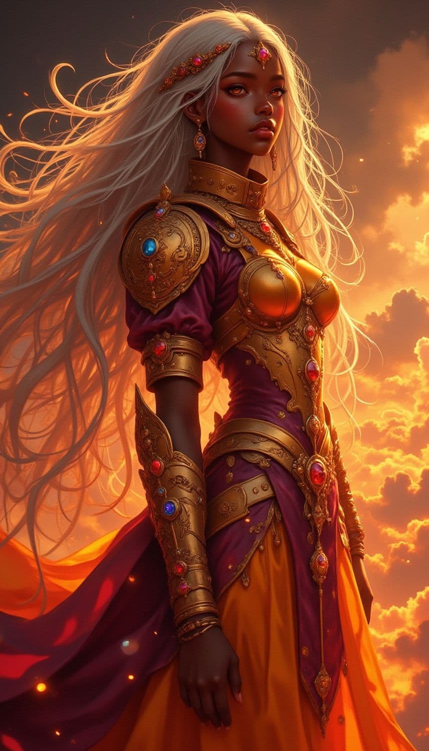 Seraphina, The Gilded Sentinel