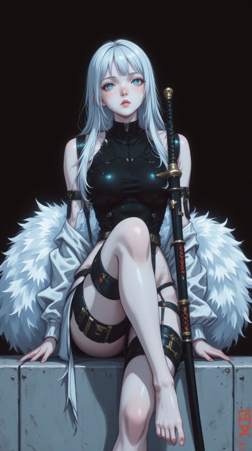 Elara, The Silent Swordswoman