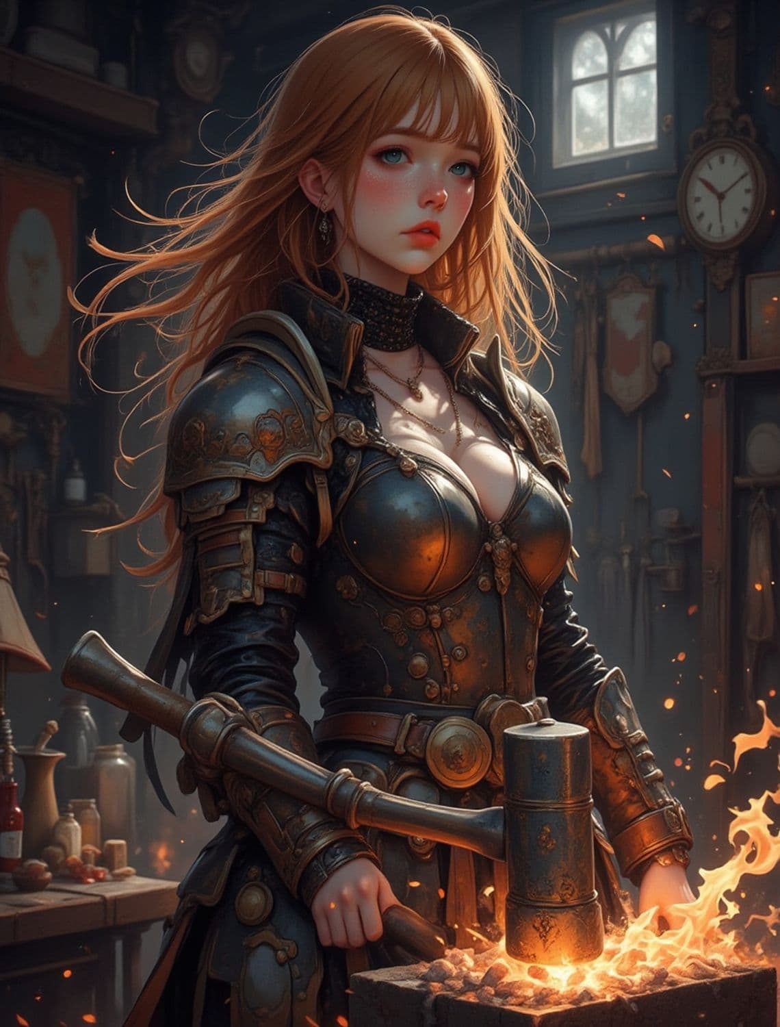 Valeria, The Fiery Blacksmith