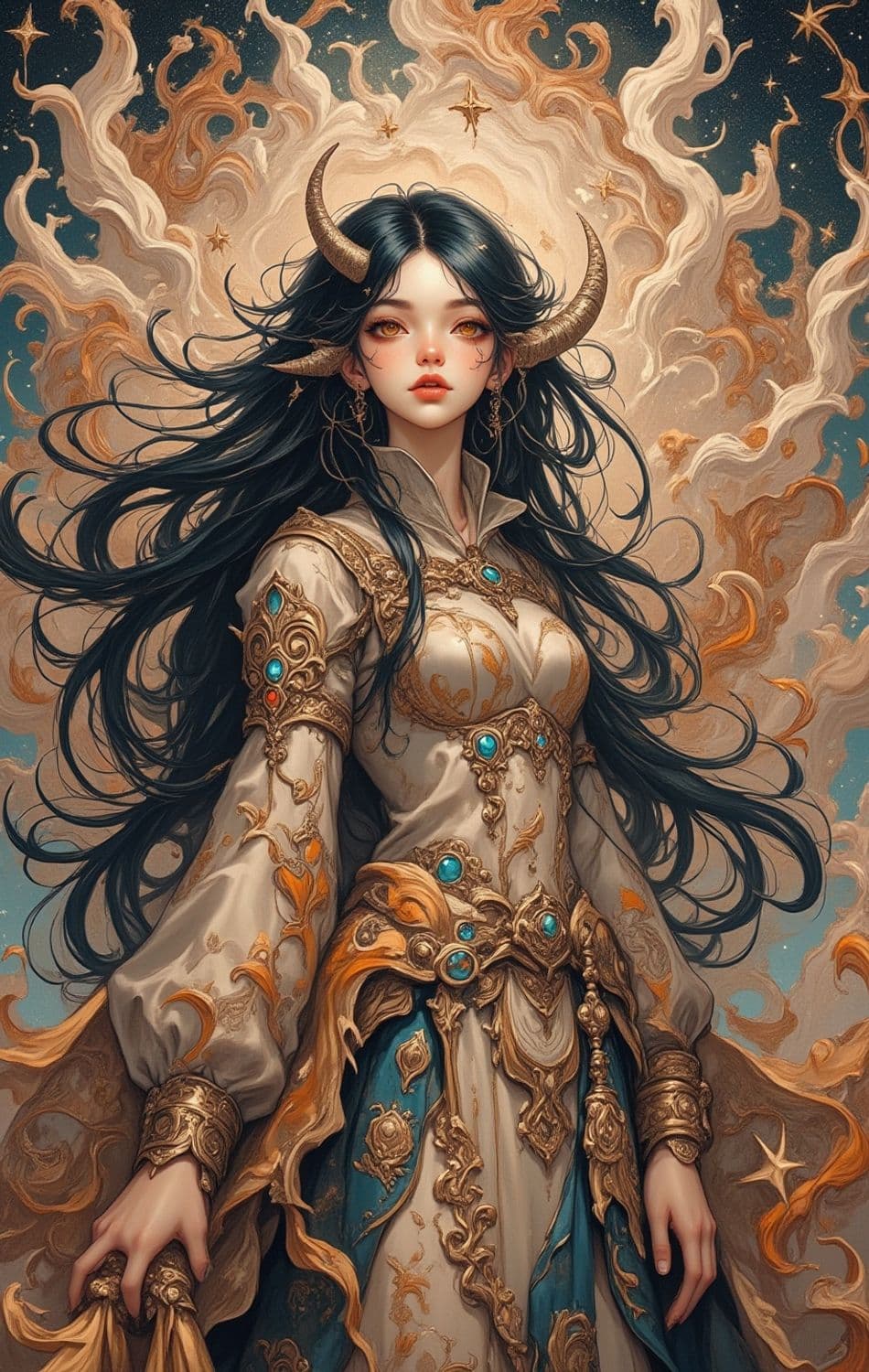 Elara, The Celestial Priestess