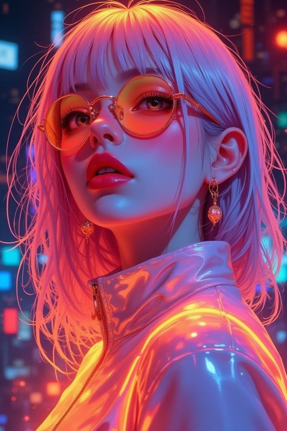 Luminara, The Neon Visionary