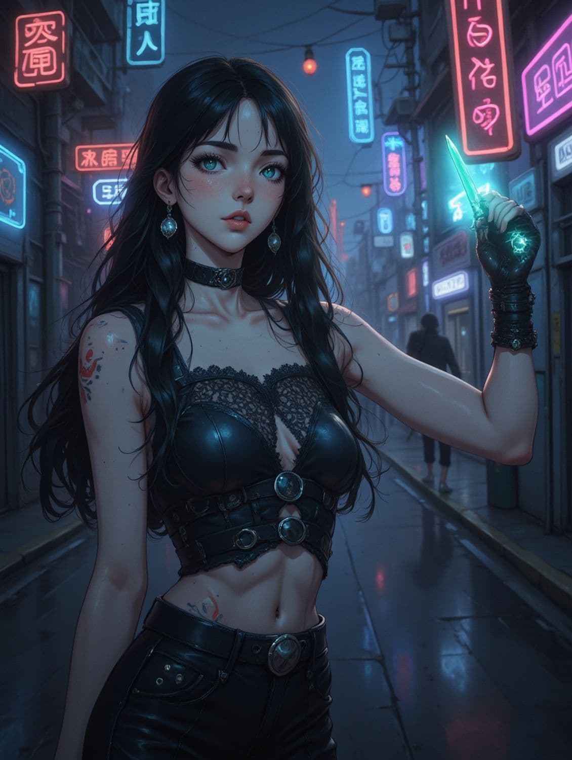 Seraphina, The Neon Blade