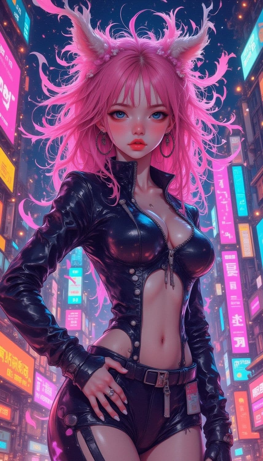 Aria, The Neon Huntress