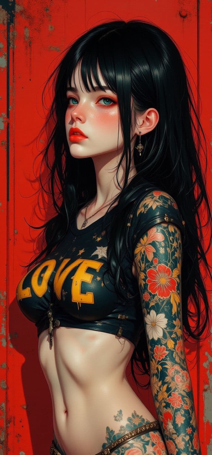 Valeria, The Tattooed Muse