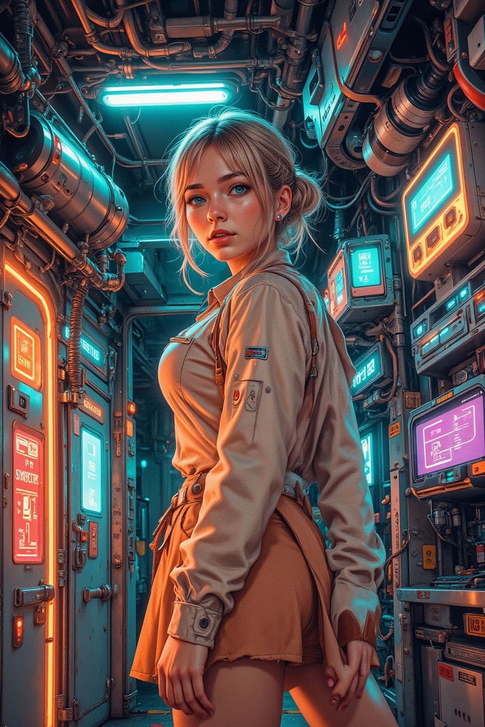 Kiora, The Neon Pathfinder