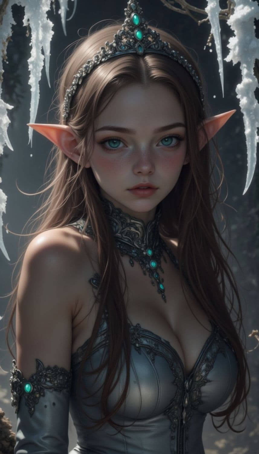 Elara, The Frostbound Sorceress