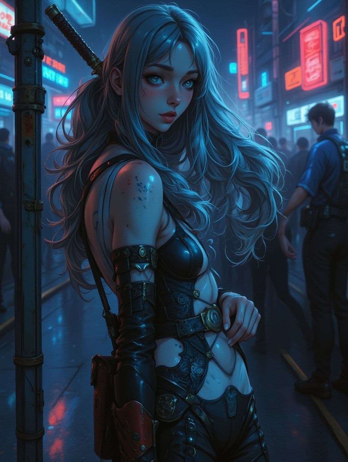 Zyra, The Neon Vigilante