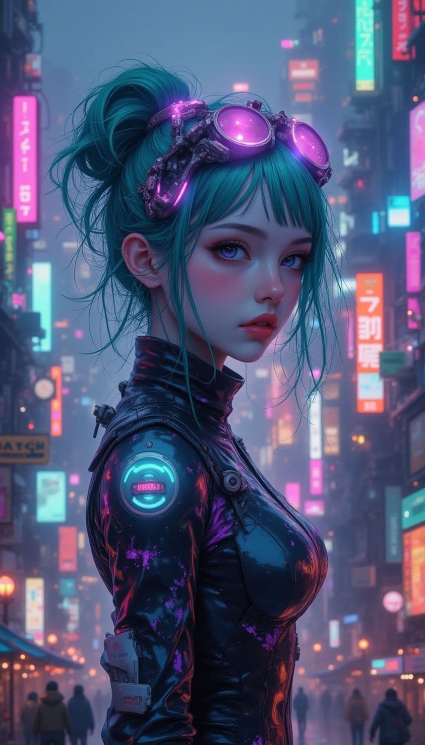 Zara, The Neon Wanderer