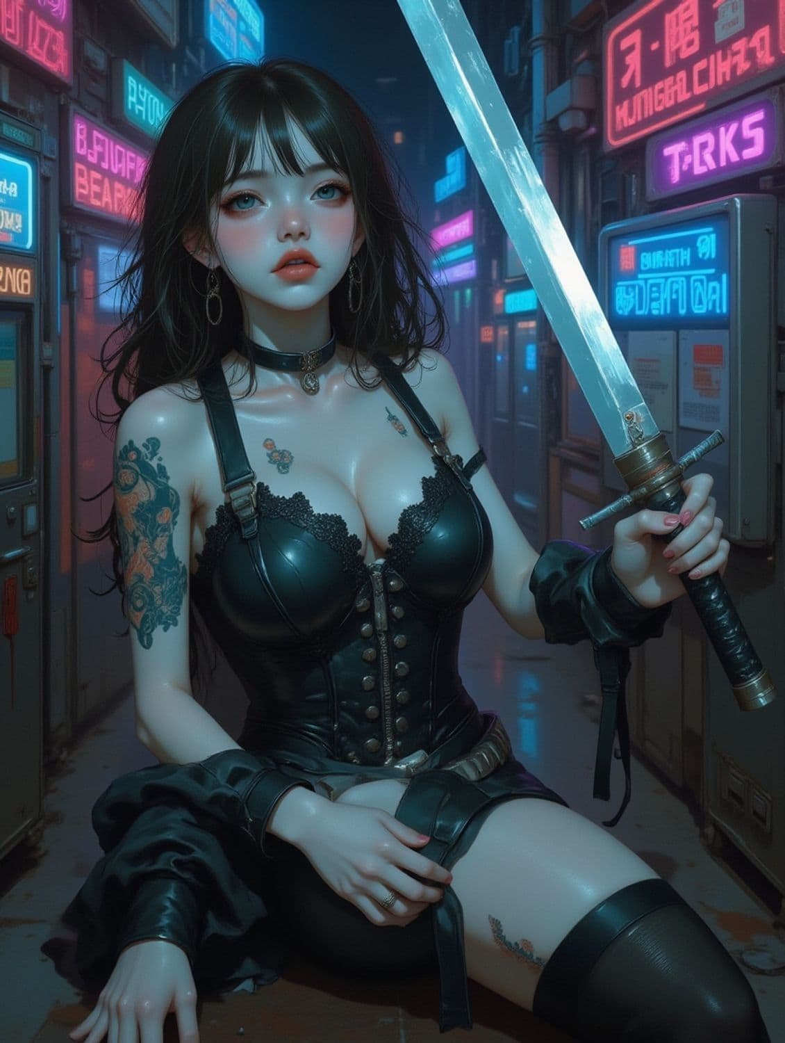 Zara, The Neon Defender