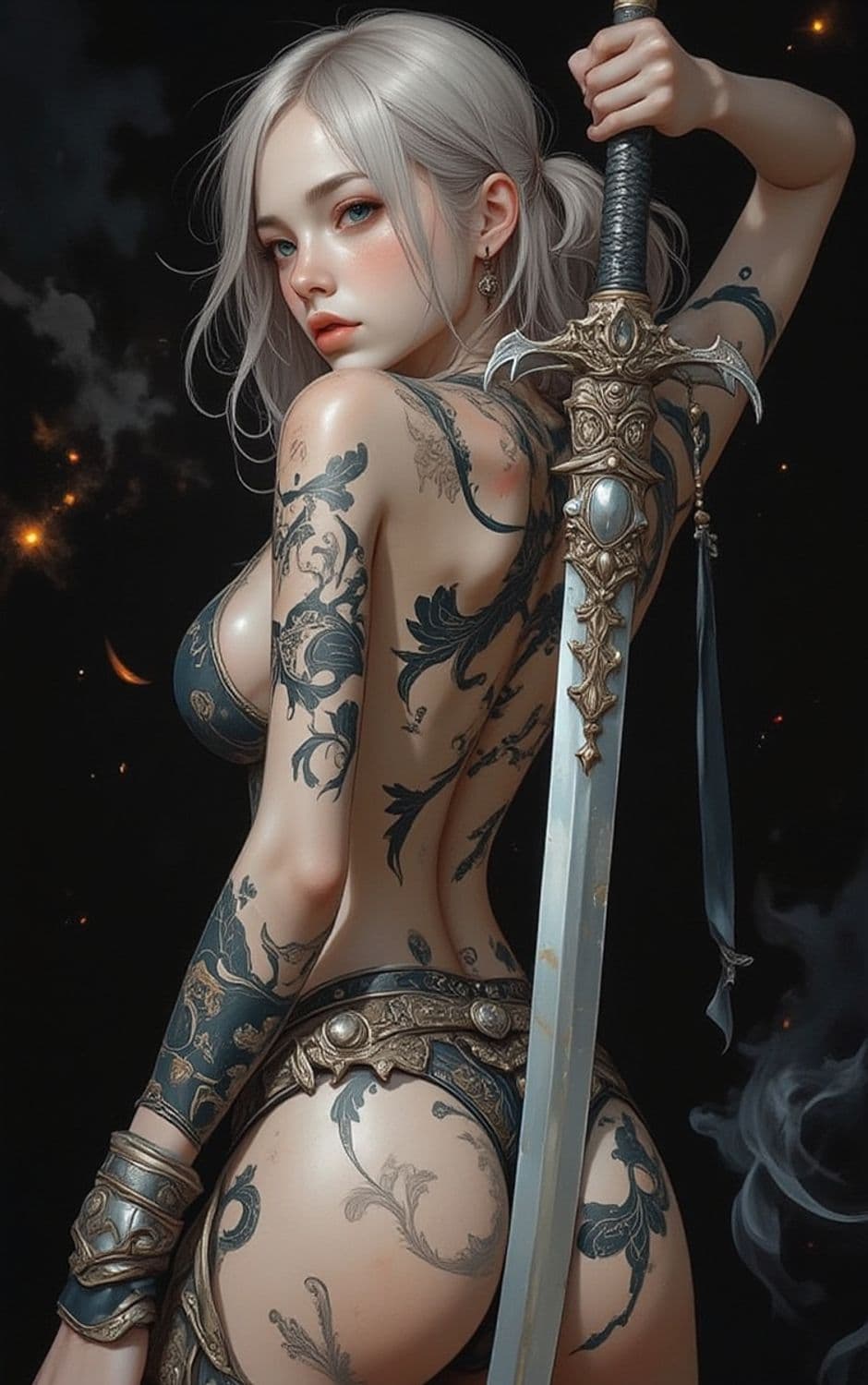 Sylvara, The Tattooed Blade