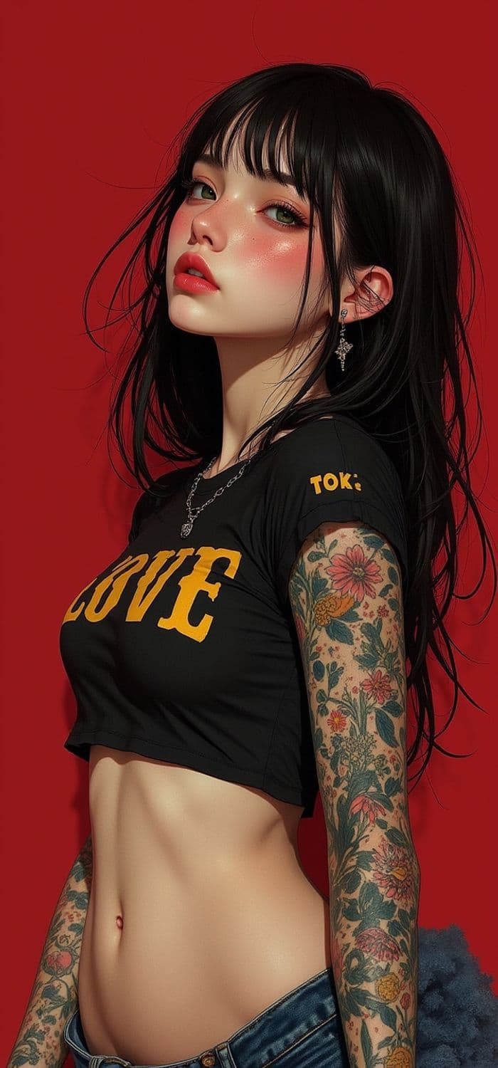 Kiora, The Tattooed Muse