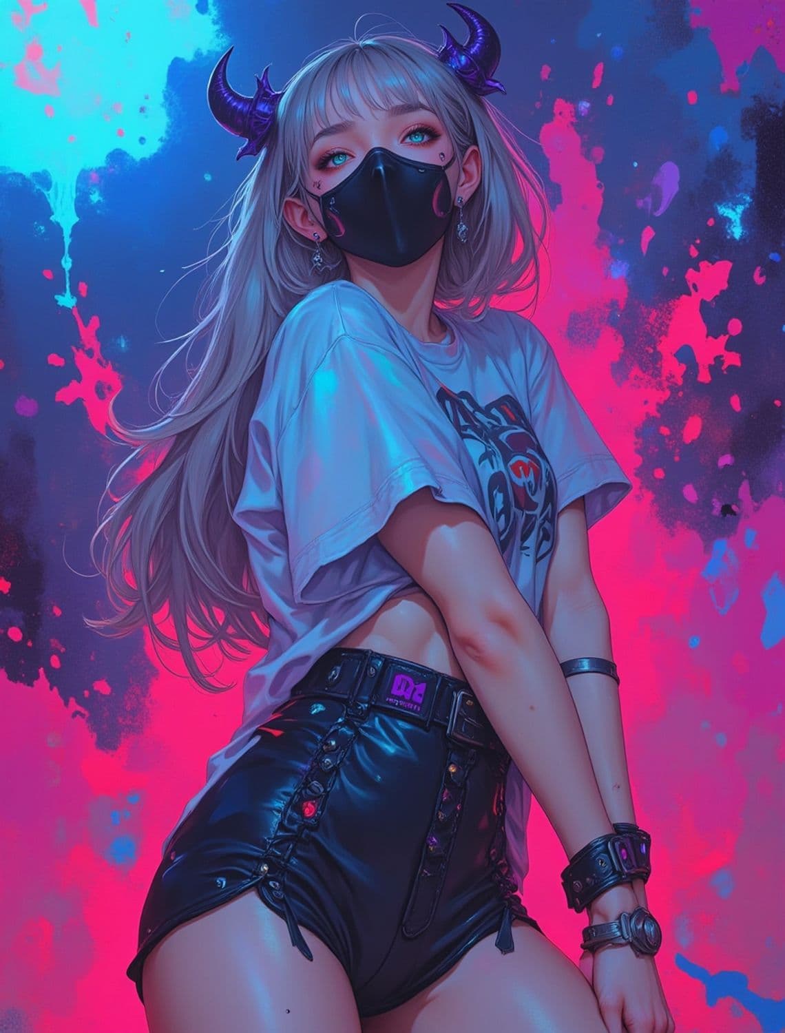 Nyra, The Neon Enchantress