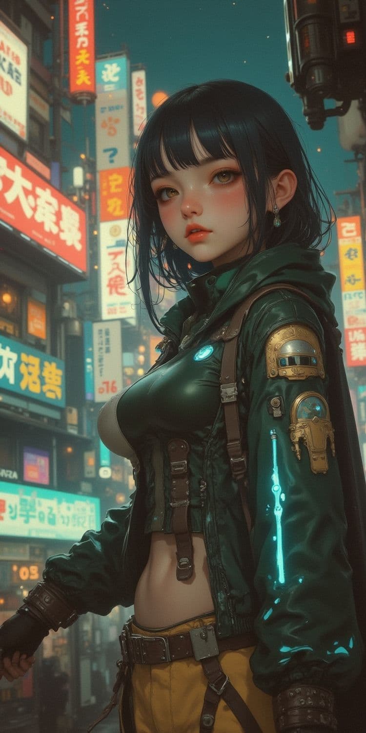 Luna, The Neon Wanderer