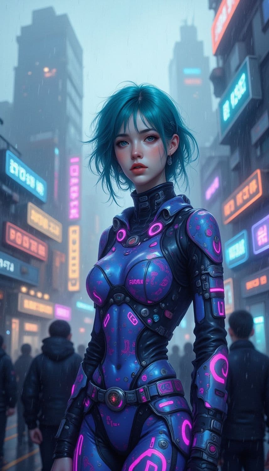 Zara, The Neon Sentinel