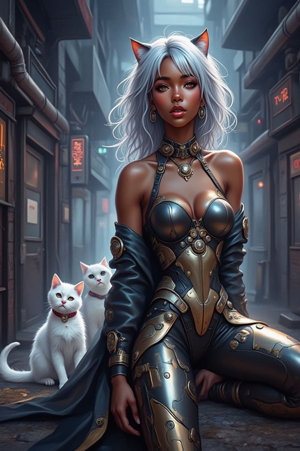 Nyx, The Cyber Alley Cat