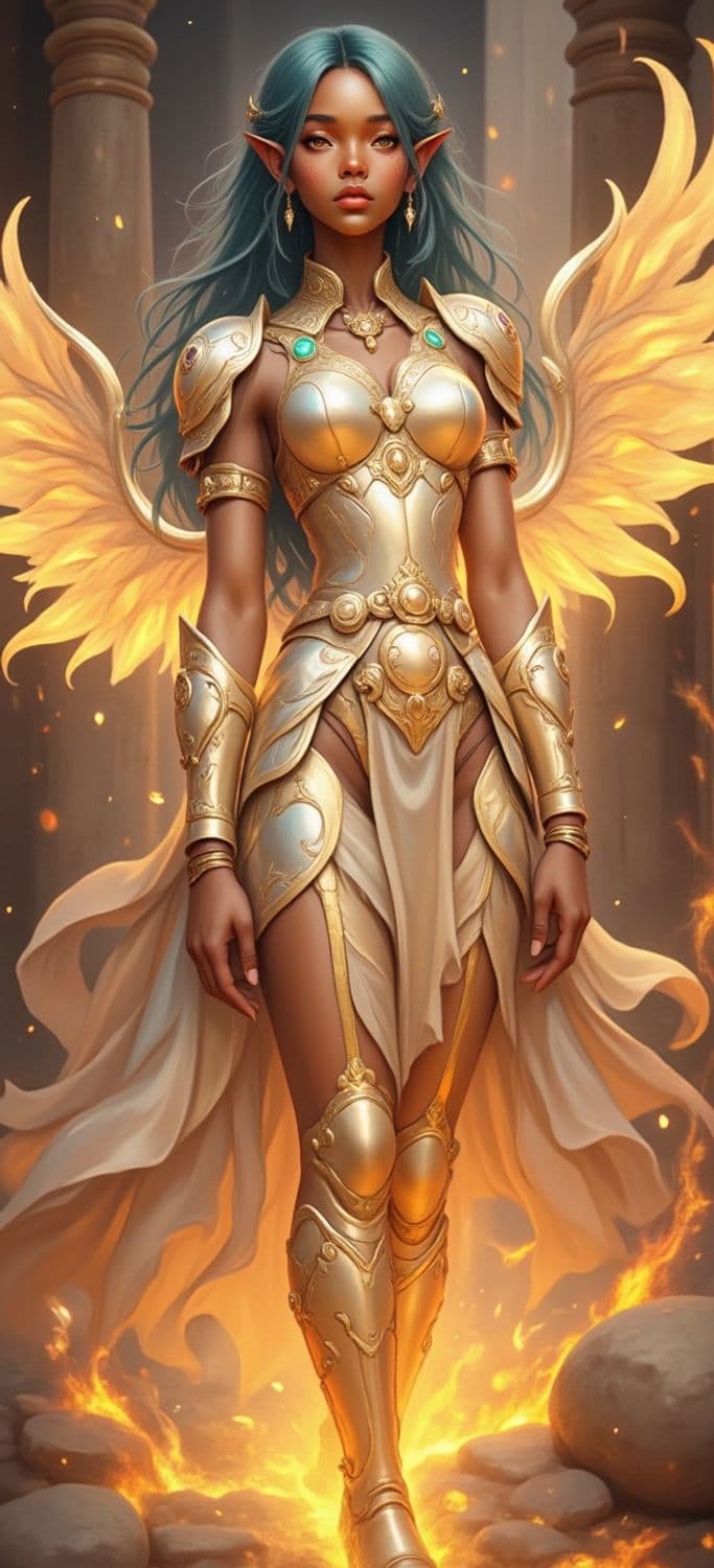 Seraphina, The Radiant Guardian