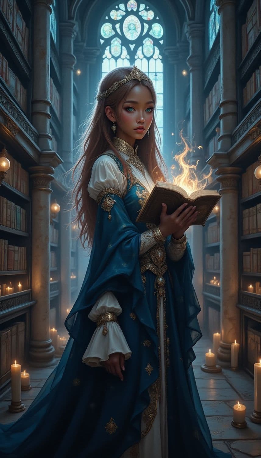 Elara, The Mystic Scholar