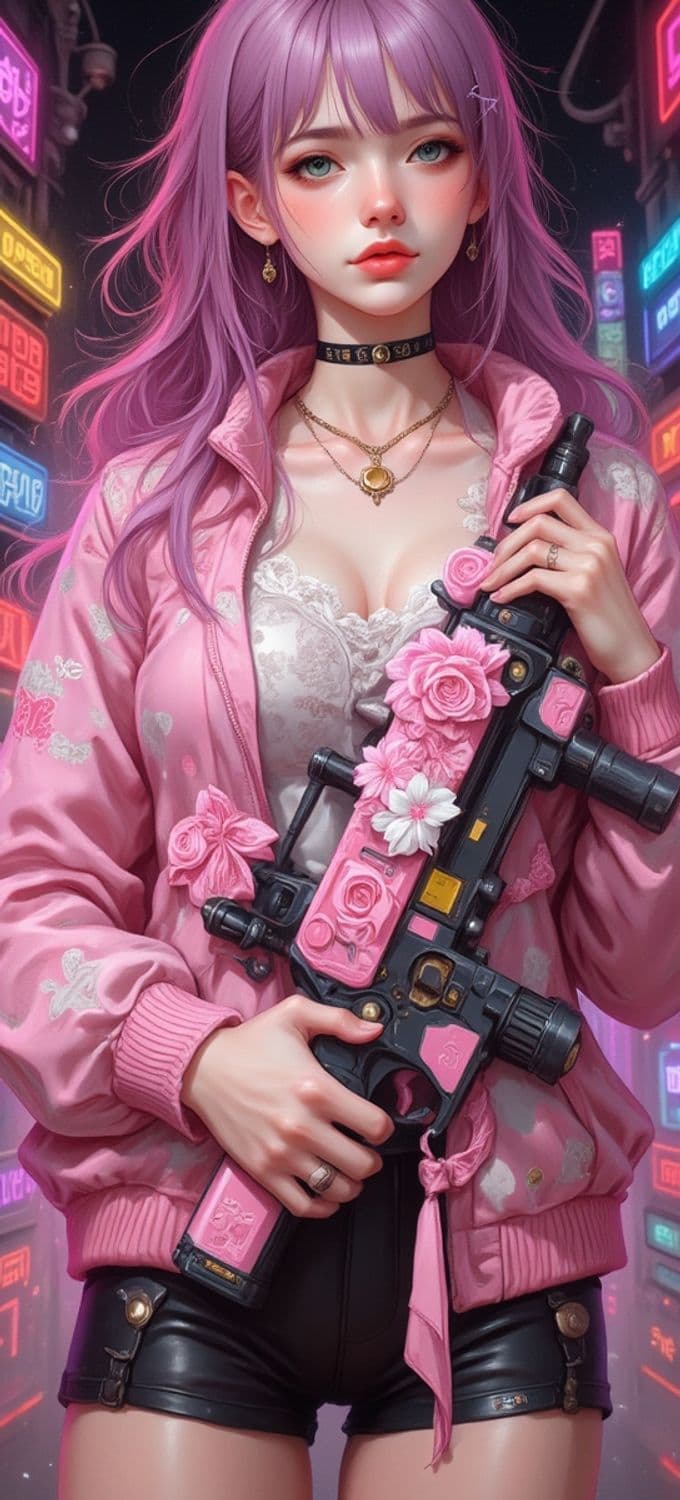 Celestia, The Neon Protector